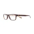 Dolce & Gabbana Eyewear tortoiseshell-effect square-frame glasses - Brown