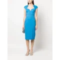 Roland Mouret fitted bodice dress - Blue