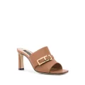 Sergio Rossi buckle-detail leather mules - Neutrals
