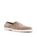 Tod's suede slip-on loafers - Neutrals