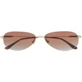 TOM FORD Eyewear Porscha round-frame sunglasses - Gold