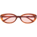TOM FORD Eyewear Lily round-frame sunglasses - Brown