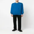 Alexander McQueen cotton crew neck sweatshirt - Blue