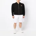 Kenzo embroidered-logo track shorts - White