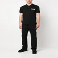 Alexander McQueen drawstring-hem cotton trousers - Black