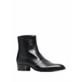 Saint Laurent Wyatt 40mm ankle boots - Black