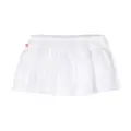 Billieblush butterfly-print mini skirt - White