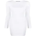 Dsquared2 cut-out rib-knit minidress - White