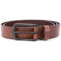 Diesel B-Line leather belt - Brown
