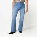 Rabanne chain-embellished straight-leg jeans - Blue