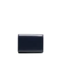 Marni logo-embossed foldover wallet - Blue