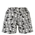 MARANT geometric print swim shorts - Black