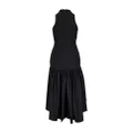 Veronica Beard crossover-detail midi dress - Black