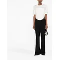 Dion Lee Lingerie cut-out wool trousers - Black