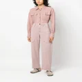 Brunello Cucinelli high-waisted straight-leg trousers - Pink