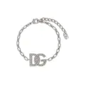 Dolce & Gabbana DG-logo chain-link bracelet - Silver
