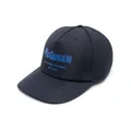 Alexander McQueen Graffiti-print baseball cap - Blue