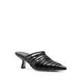 Vic Matie circular-straps leather sandals - Black