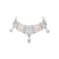 Yoko London 18kt white gold Regency pearl and diamond necklace - Silver