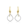 Monica Vinader Riva Kite Diamond earrings - Gold