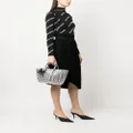 Balenciaga Bistro XS mirrored basket bag - Silver