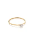 Monica Vinader 14kt yellow gold diamond stackable ring