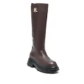 Karl Lagerfeld Danton knee-high riding boots - Brown