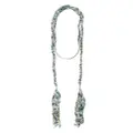 ISABEL MARANT braided wraparound necklace - Green
