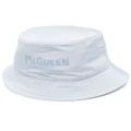 Alexander McQueen logo-print bucket hat - Blue