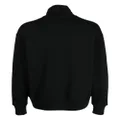 Moschino graphic-print half-zip jumper - Black