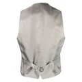 Dell'oglio button-front tailored waistcoat - Grey
