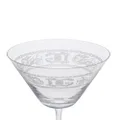 Dolce & Gabbana logo-embossed martini glass - White
