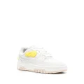 MSGM 3D-panelled low-top sneakers - White