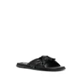 MSGM knot-strap leather sandals - Black