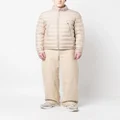 Moncler padded zip-up jacket - Brown