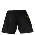 Versace drawstring swim shorts - Black