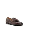 Alberto Fasciani tassel-embellished suede loafers - Brown