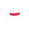 Borsalino straw sun hat - White