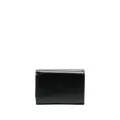 Jil Sander logo-print detail wallet - Black