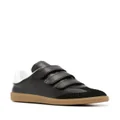 ISABEL MARANT Beth perforated touch-strap sneakers - Black
