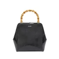 Jil Sander Goji Bamboo leather bag - Black