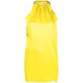 Stella McCartney crystal-choker mini dress - Yellow