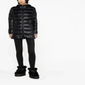Moncler Glements hooded quilted coat - Black
