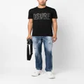Dsquared2 logo-studded short-sleeve T-shirt - Black