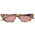 Nanushka tortoiseshell-frame sunglasses - Brown
