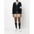 Thom Browne grosgrain-loop tailored shorts - Neutrals