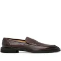 Bally crossover strap detail loafers - Brown