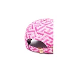 Versace Greta-print cotton baseball cap - Pink