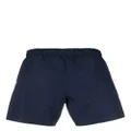 Lacoste embroidered-logo swim shorts - Blue
