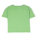 MSGM Kids logo-print cotton T-Shirt - Green